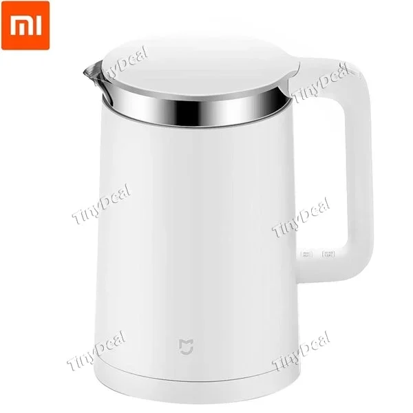 1.5L Original Xiaomi Mijia 304 Stainless Steel Inner Layer Bluetooth 4.0 Thermostatic Power-off Protection Water Kettle -White