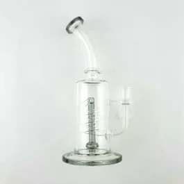 10.5in Rising Swirl Banger Hanger by Import (Trans Black)