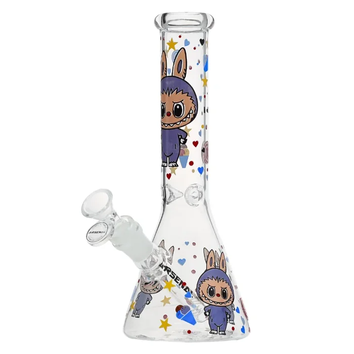 10 ” Arsenal Bunny Squad Beaker Bong – Assorted (AR-BSBB-1004)