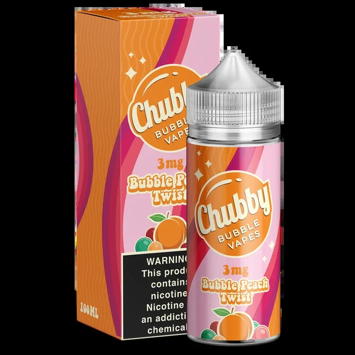 100ML | Chubby Bubble Bubble Peach Twist E-Liquid