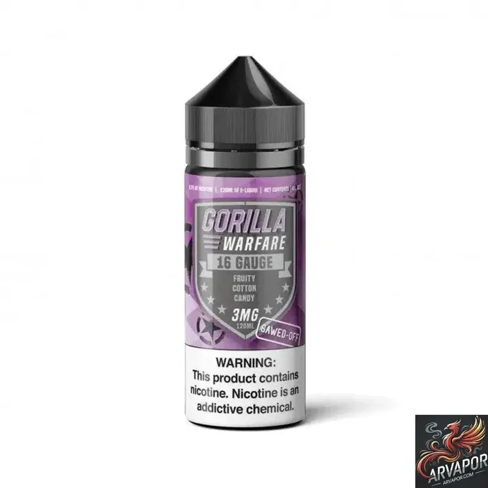 16 Gauge – Gorilla Warfare SAWED-OFF 120mL-AR Vapor
