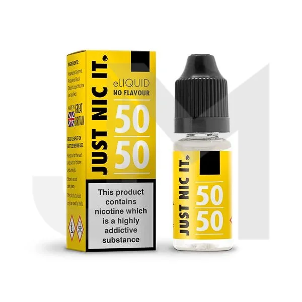 18mg Just Nic It Yellow Edition Nic Shot 10ml (50VG/50PG)