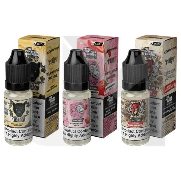 20mg The Panther Series Desserts Nic Salt By Dr Vapes 10ml (50VG/50PG)