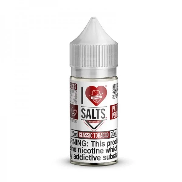30ML | I Love Salts E-liquids Classic Tobacco Flavor