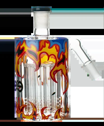 5″ Cheech Wig Wag Ash Catcher 45 Degree 14MM Male (53)