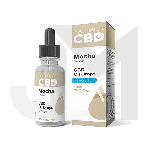 500mg Equilibrium CBD Oil 10ml – Mocha Flavour