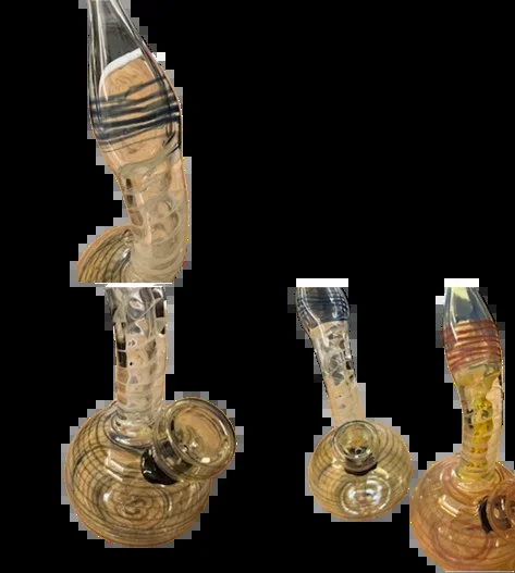 6” – Round Base – Sphere Circle – Glass Water Pipe – Bong – Hookah Bubbler