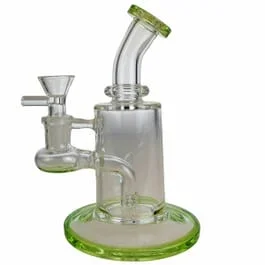 6in Color Rim Mini Rig by Import (Jade Green)
