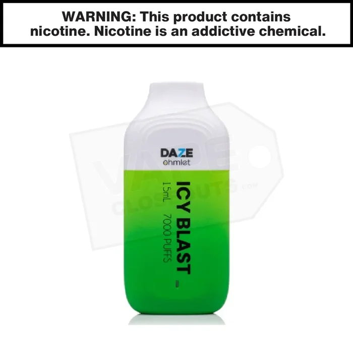 7 Daze Ohmlet | Icy Blast | 7000 Puff Disposable Vape