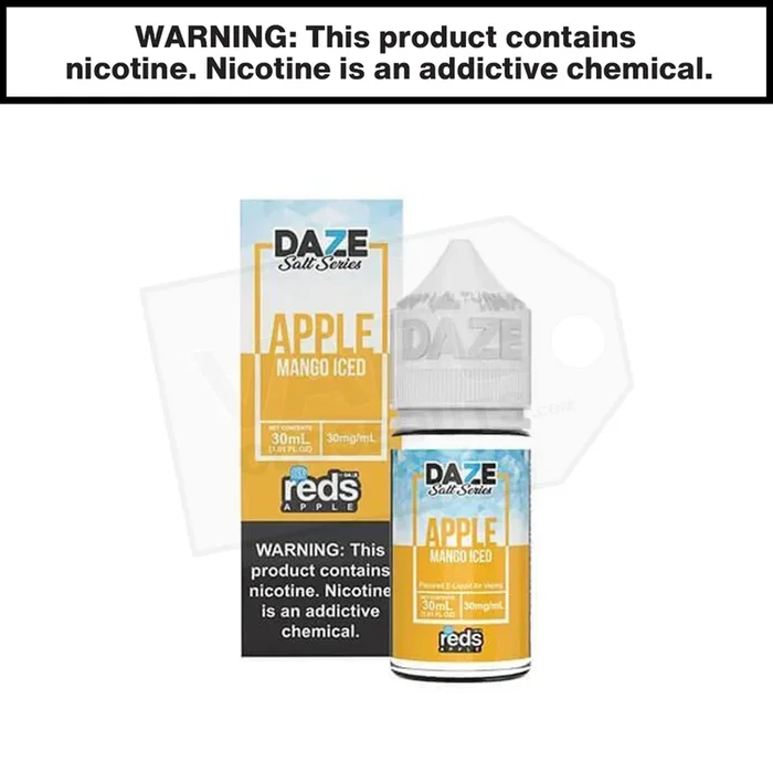 7 Daze Reds | Mango Iced – Nic Salt eJuice (30ml)