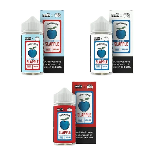 7Daze Keep It 100 Series TFN 100mL (Freebase) (Reds Apple x Blue Slushie)