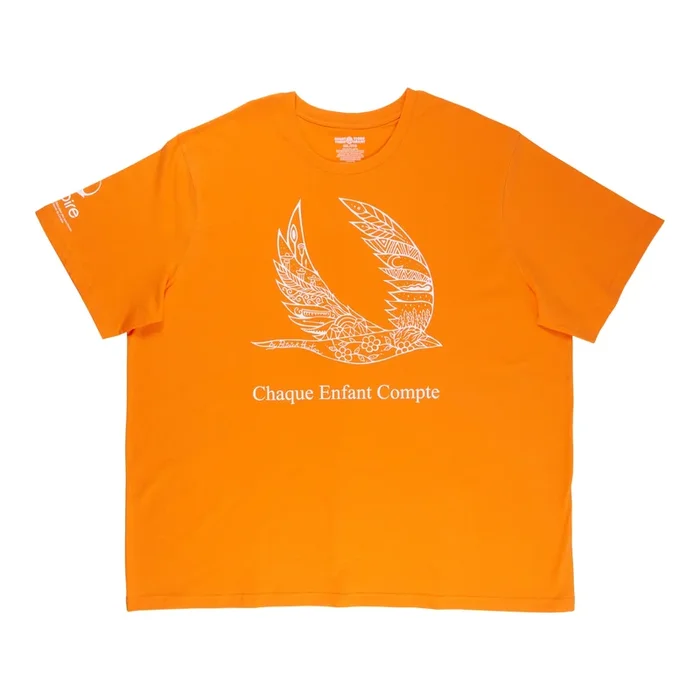 “Chaque Enfant Compte” Adult Unisex National Day of Truth and Reconciliation French T-Shirt