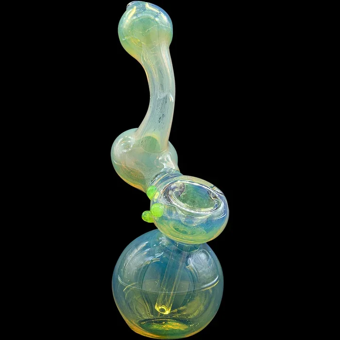 “Silver Sherlock ” Fumed Sherlock Bubbler Pipe (Various Colors)