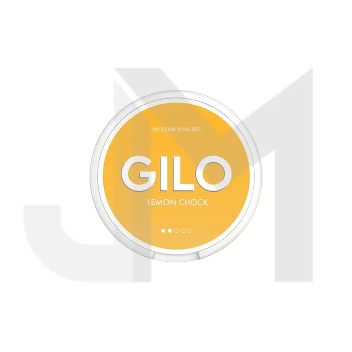 8mg GILO Nicotine Pouch Lemon Chock – 20 Pouches (Buy 1 Get 1 Free)