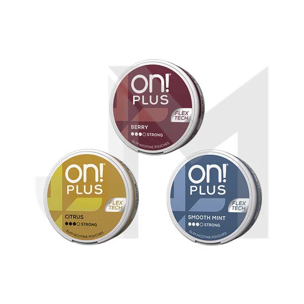 9mg On! Plus Strong Nicotine Pouches – 20 Pouches