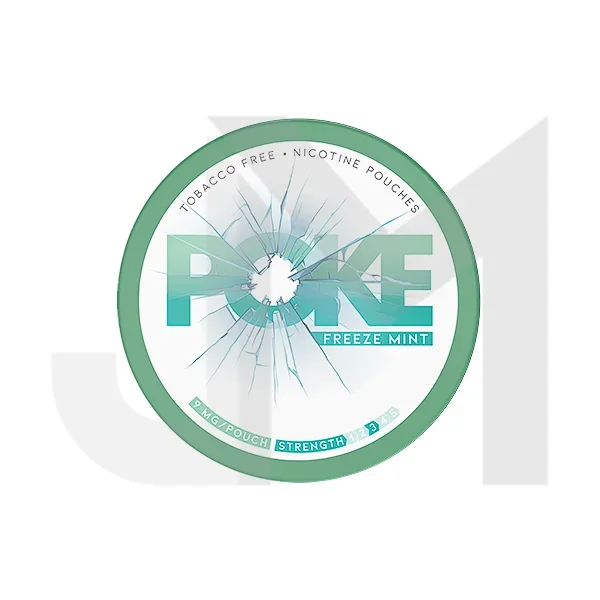 9mg Poke Freeze Mint Nicotine Pouches – 20 Pouches