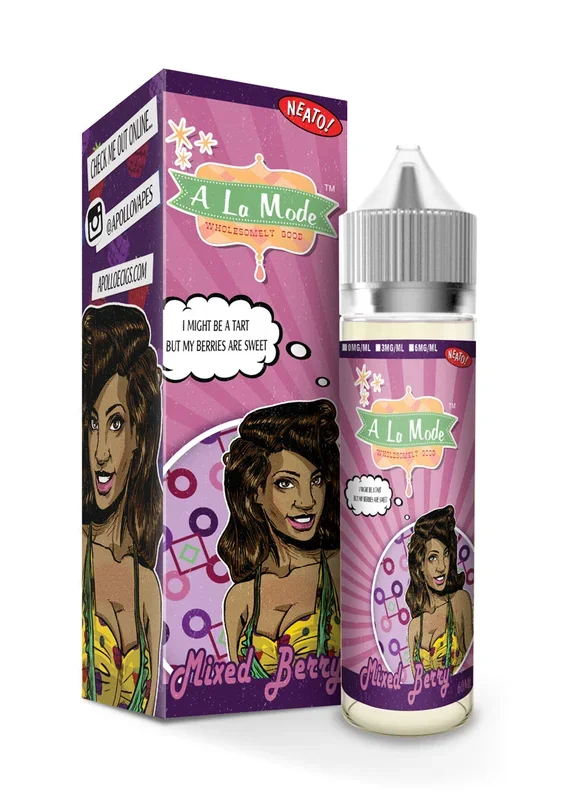 A La Mode Mixed Berry Max VG E-Liquid Max VG E-Liquid 50ml Short fill