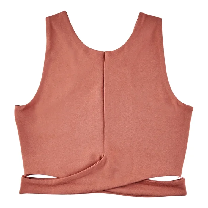 ACX Active Women’s Balance Cropped Tank Top with Draped Design