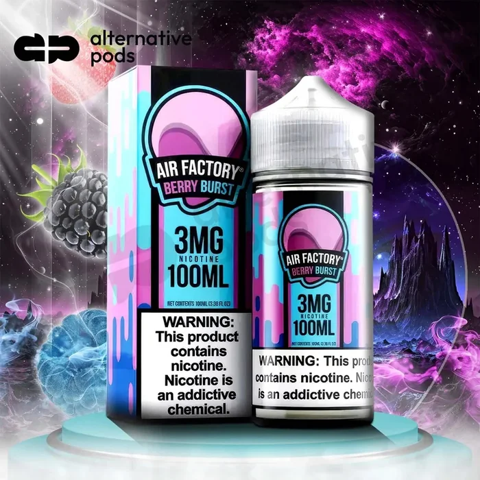 AIR FACTORY Synthetic Nicotine E-Liquid 100ML