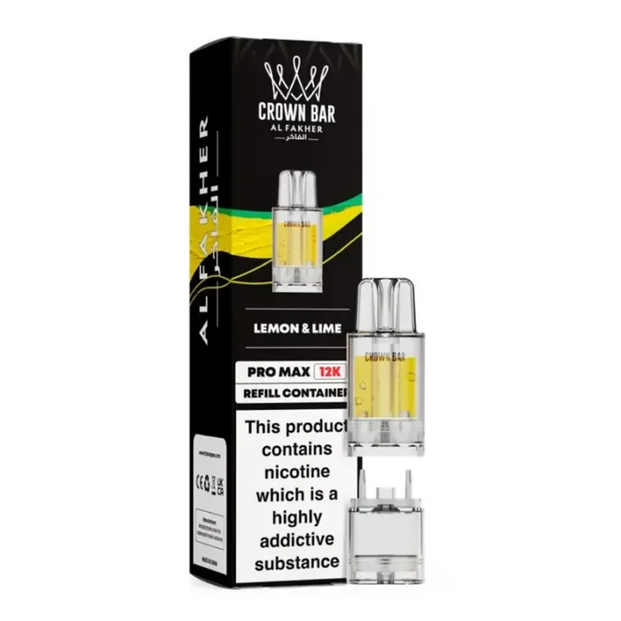 Al Fakher Crown Bar Pro Max 12K Prefilled Pod Lemon Lime