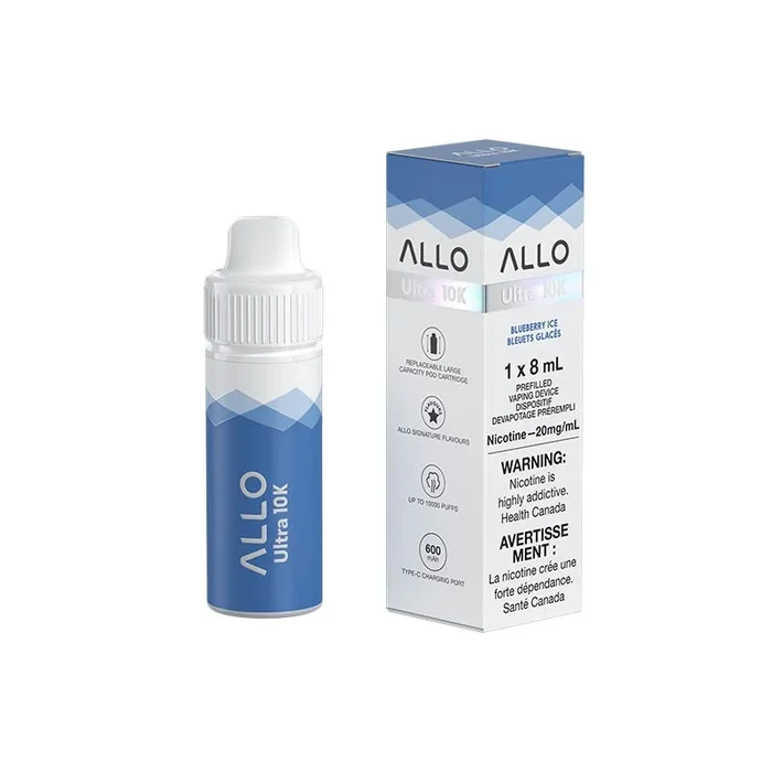 ALLO Ultra 10k Hybrid Disposable – Blueberry Ice