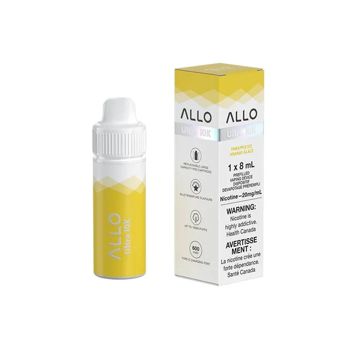 ALLO Ultra 10k Hybrid Disposable – Pineapple Ice