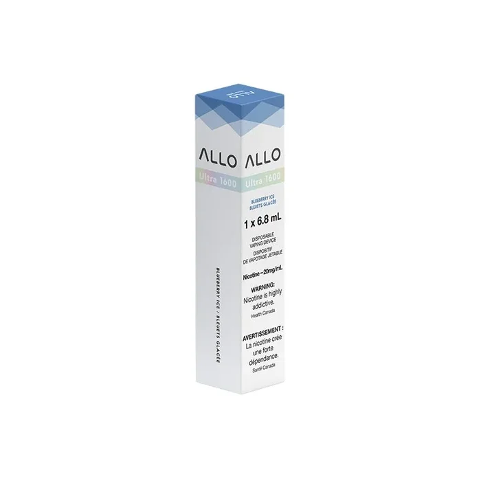 ALLO Ultra 1600 Disposable Vape – Blueberry Ice (ON)