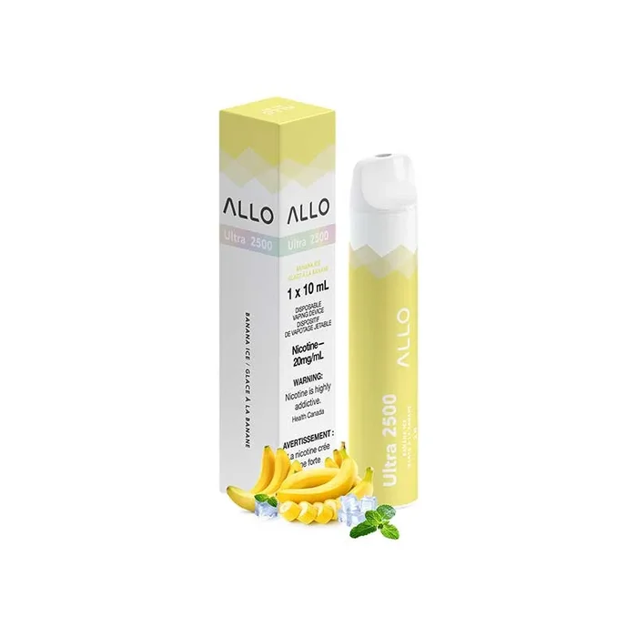 ALLO Ultra 2500 Disposable Vape – Banana Ice