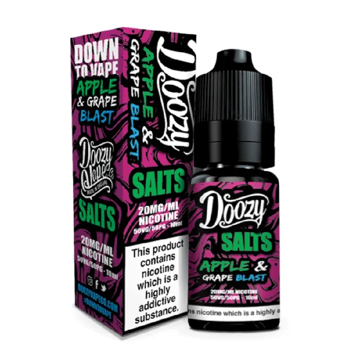 Apple & Grape Blast Nic Salt E-Liquid by Doozy Vape Co. 10ml