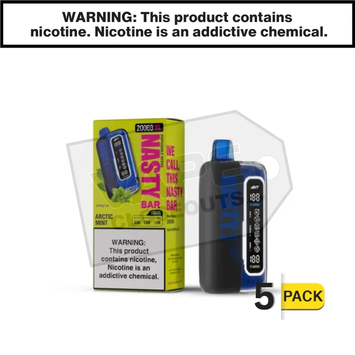 Arctic Mint Nasty Bar XL 20K Disposable Vape