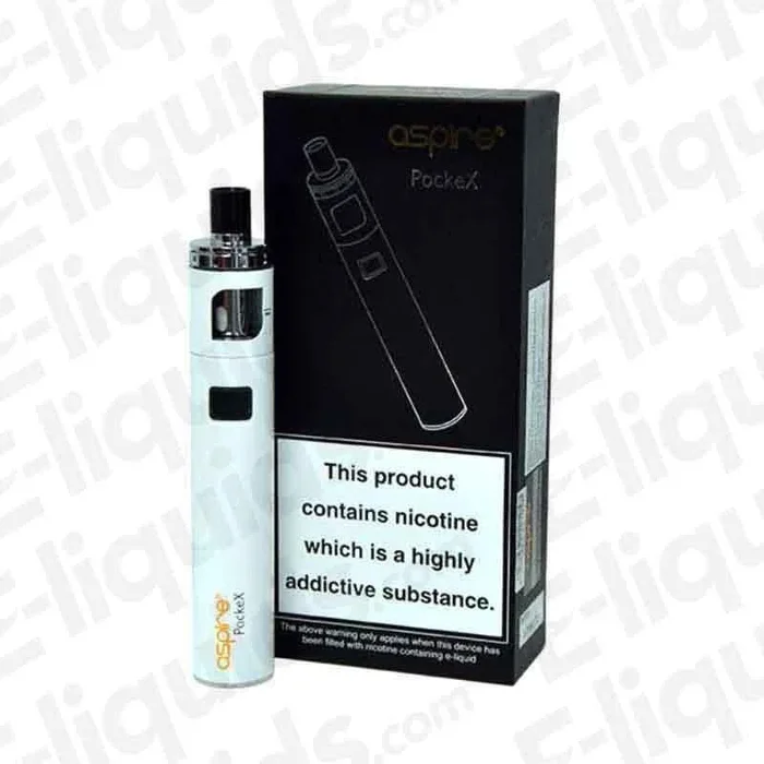 Aspire PockeX AIO White Vape Kit