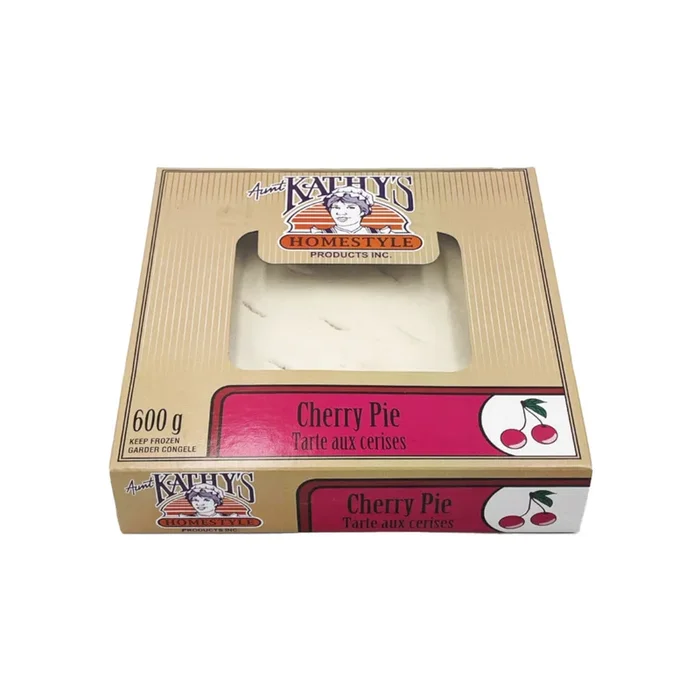 Aunt Kathy’s Homestyle Products Cherry Pie, 600-g