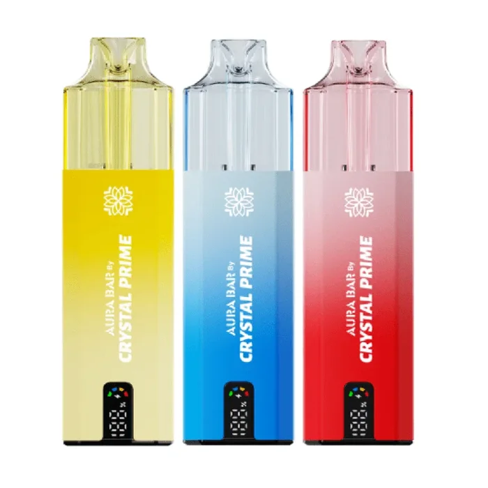 Aura Bar 10000 Prefilled Pod Vape Kit By Crystal Prime