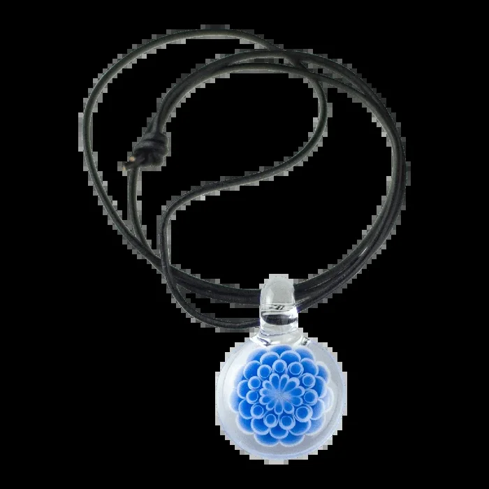 Azure Burst Dot Stack Pendant