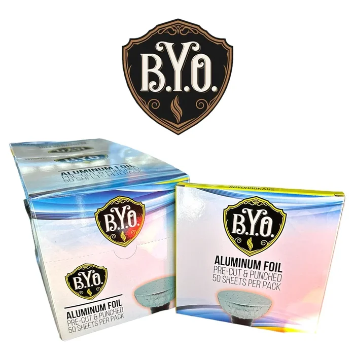 B.Y.O Foils Pre Punched 50pk Display – 24ct