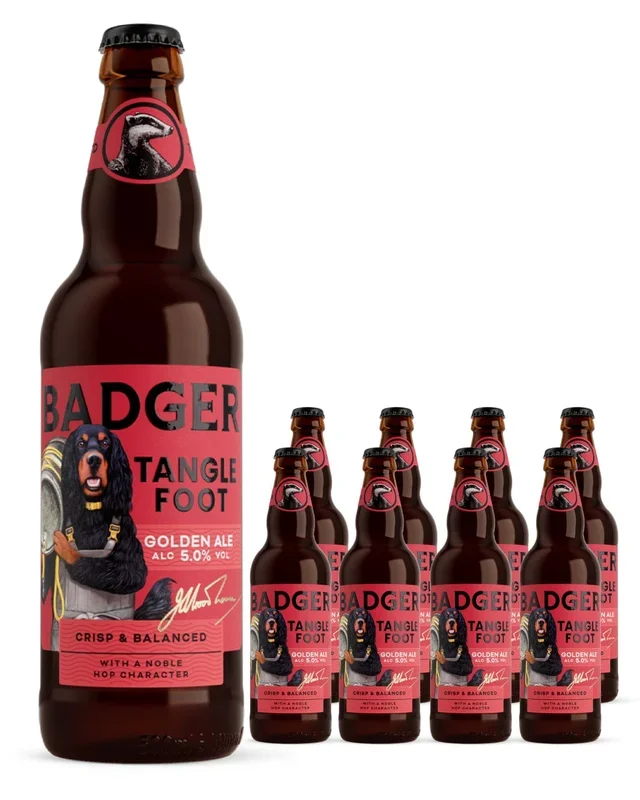 Badger Tangle foot Golden Ale Multipack, 8 x 500 ml
