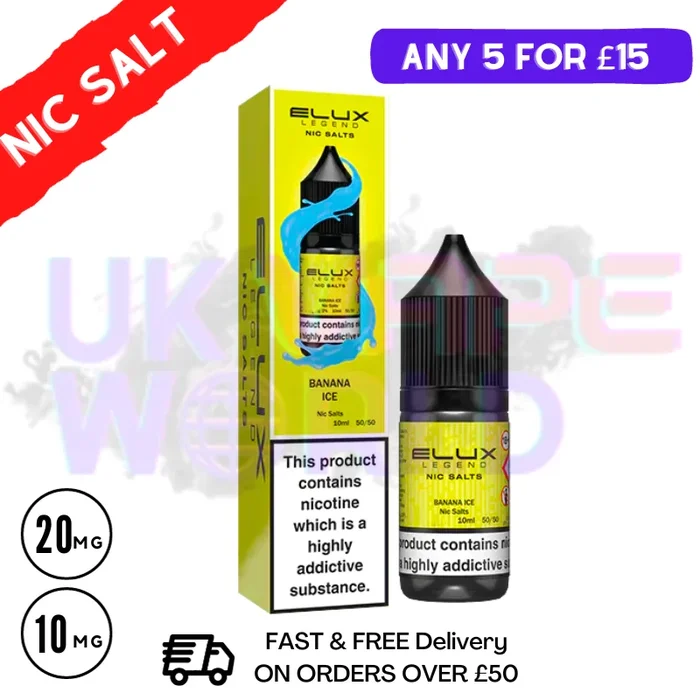 Banana ICE Elux Legend Nic Salt 10ML eLiquid