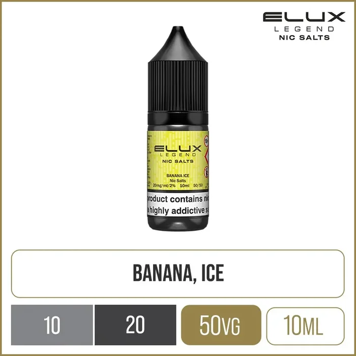 Banana Ice ELUX Legend Nic Salts E-Liquid 10ml