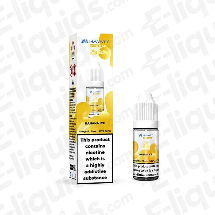 Banana Ice Nic Salt Vape Juice by Hayati Pro Max