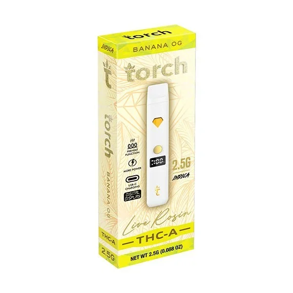 Banana OG – Torch THC-A Live Rosin Disposable Vape 2.5G