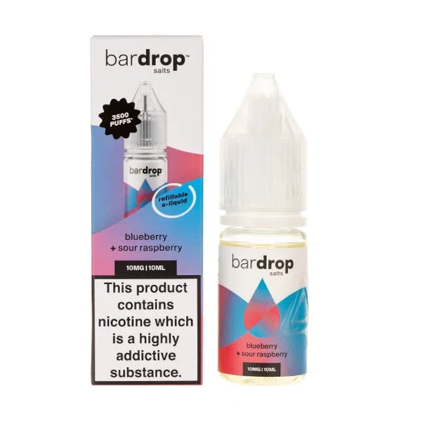 Bar Drop Blueberry Sour Raspberry Nic Salt E-Liquid