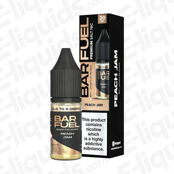 Bar Fuel Peach Jam Nic Salt Vape Liquid
