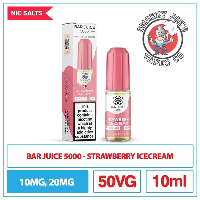 Bar juice 5000 – Nic Salt – Strawberry Ice Cream
