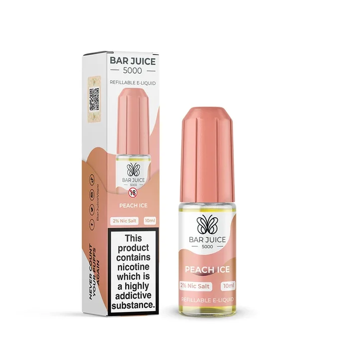 Bar Juice 5000 Salt Peach Ice 10ml E-liquid