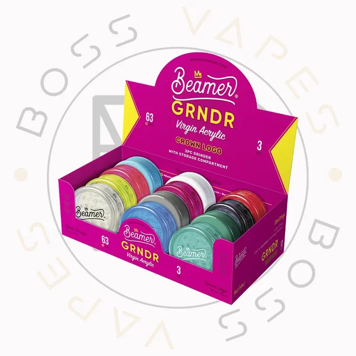 Beamer Acrylic Grinder (63 mm x 52 mm, 3 parts)