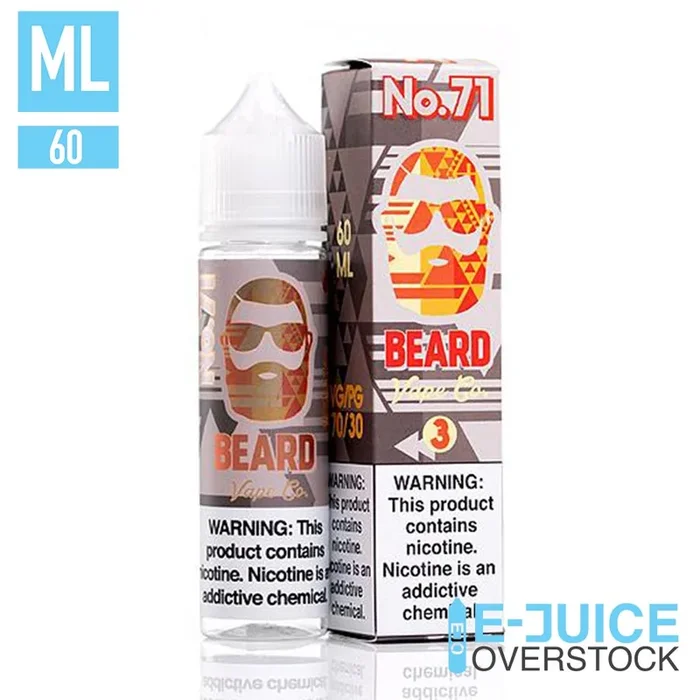 BEARD E-LIQUID NO 71 – 60ML