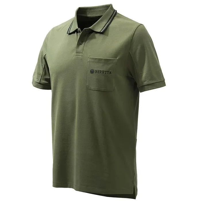 Beretta Airmesh Polo SS-S-MP471T13540715S-GREEN