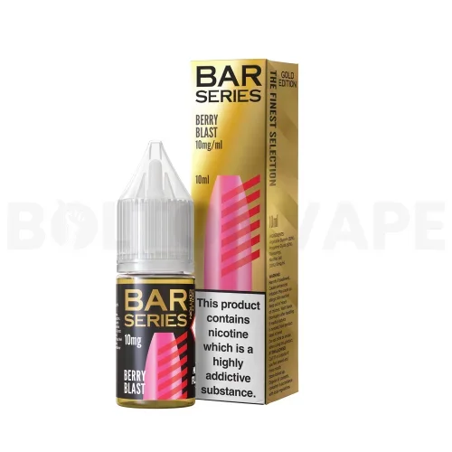 Berry Blast 10ml Nic Salt E-Liquid By Bar Series Gold Edition