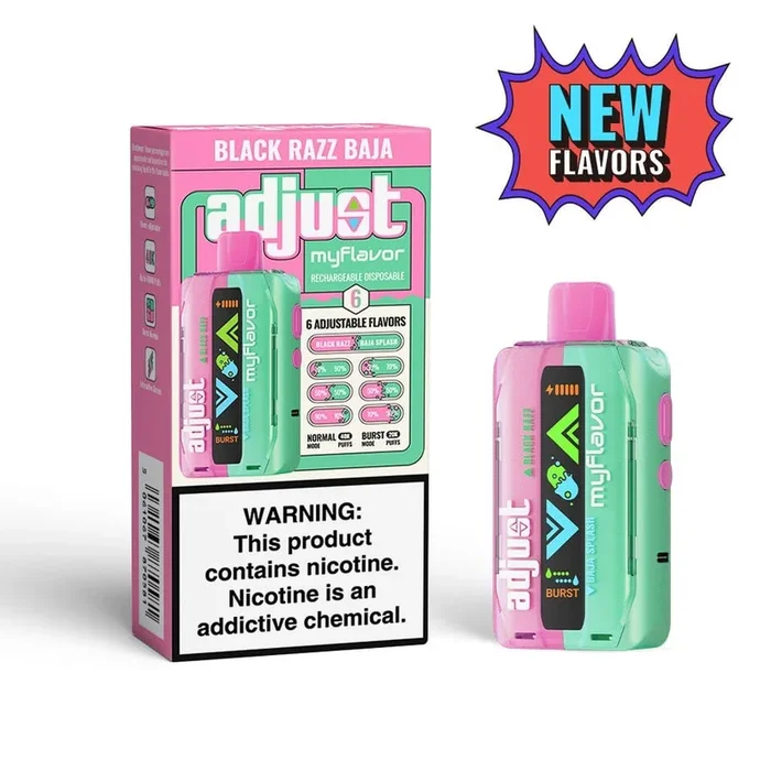 Black Razz Baja – Adjust MyFlavor 40K Disposable Vape