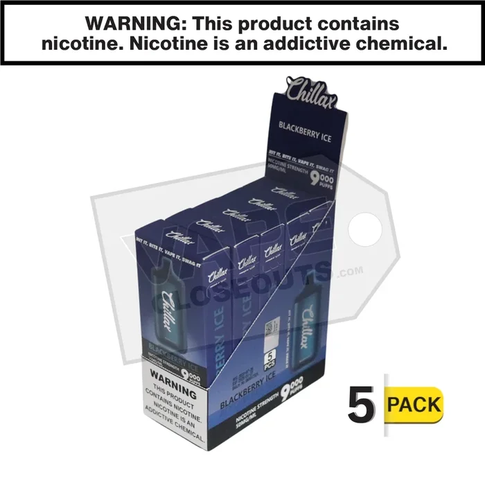 Blackberry Ice Chillax 9000 Disposable Vape